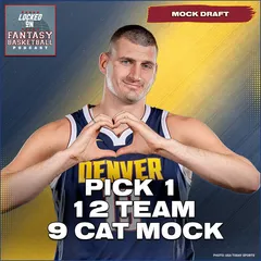 14 Team Mock Draft with Josh Lloyd - NBA Fantasy Basketball 