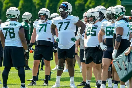 New York Jets News: Mekhi Becton, Duane Brown battle for more than LT -  Gang Green Nation