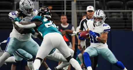 Watch: Cowboys RB Deuce Vaughn scores first preseason touchdown vs. Jaguars