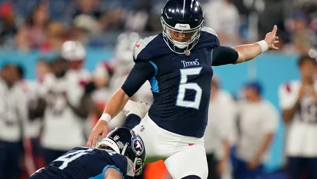 Titans spin kicker carousel again giving Michael Badgley another