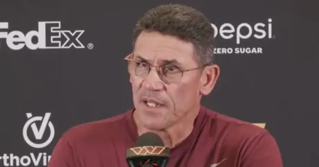 Ron Rivera, Sam Howell, and Kendall Fuller talk about practice - Hogs Haven