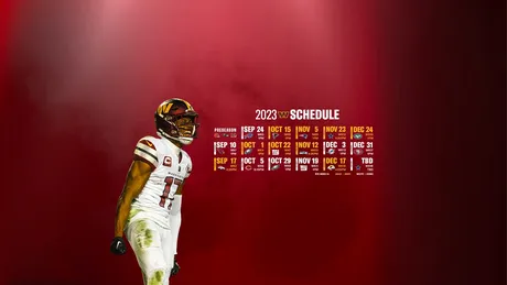 2023 Washington Commanders NFL schedule is now official: Dates, times,  primetime games - Hogs Haven