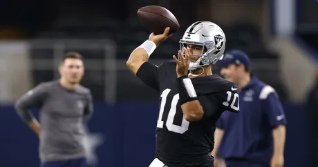 Pro Football Network on X: Can Jimmy Garoppolo push the #Raiders to the  playoffs or will Las Vegas be picking high in the 2024 #NFLDraft? #PFN365  looks at LV's offseason including, Roster