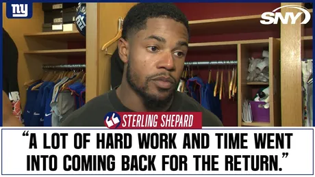 Sterling Shepard comeback hits another gear as Jets Week begins 