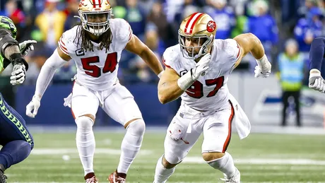 49ers: Nick Bosa's strong message to Brock Purdy haters after Week