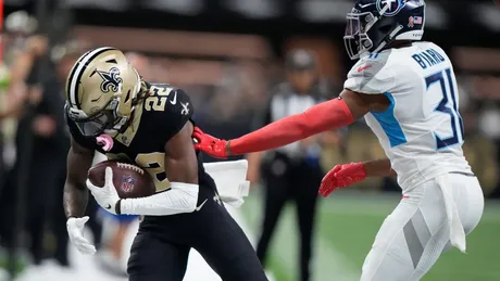 New Orleans Saints full back Adam Prentice (46) in action during