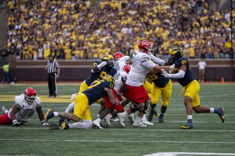 Snap counts and PFF grades from Michigan's win against UNLV. - Maize n Brew