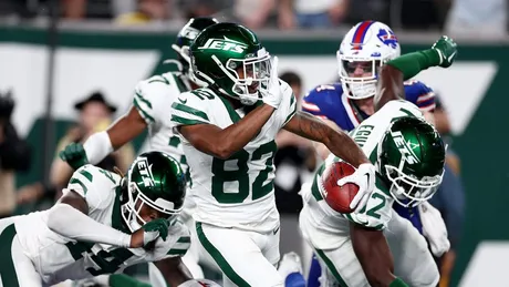 New York Jets 22-16 Buffalo Bills: Xavier Gipson wins it in overtime with  walk off punt return touchdown in a sensational ending after Aaron Rodgers  went off injured