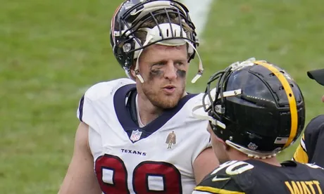 J.J. Watt to enter Texans' Ring of Honor vs. T.J. Watt's Steelers