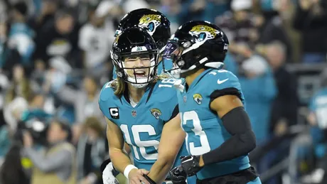 ESPN on X: They showed up in a Trevor Lawrence costume at Jaguars