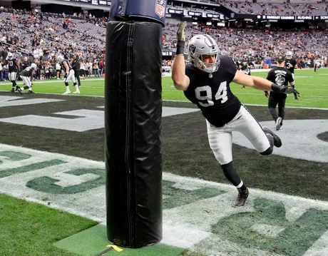 Carl Nassib, first openly gay player to play in NFL games, announces his  retirement - Las Vegas Sun News