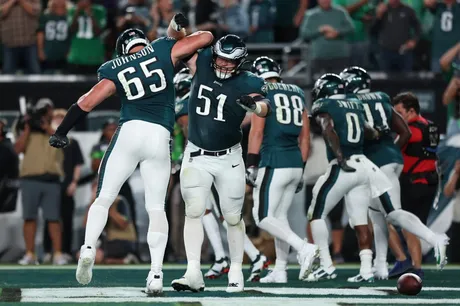 Thursday Night Football: Eagles rush for 259 yards, run by Vikings 34-28 - NBC  Sports