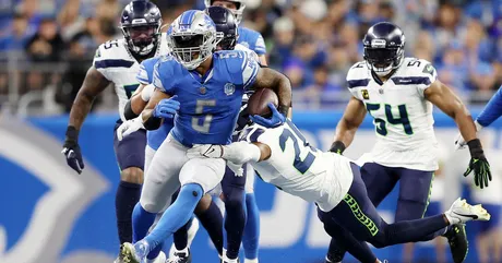 Lions' safety C.J. Gardner-Johnson gets mocked by NFL fans for pregame fit  vs. Seahawks - “Did he just rob a bank?”