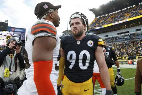 LOOK: Steelers' T.J. Watt ties James Harrison's franchise career