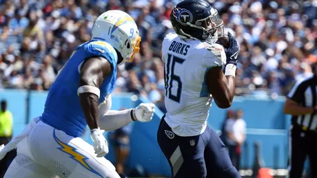 Titans offensive line regressed in pass protection vs. Chargers - Music  City Miracles