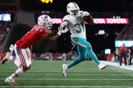 Dolphins-Bills grades; plus stock up, stock down