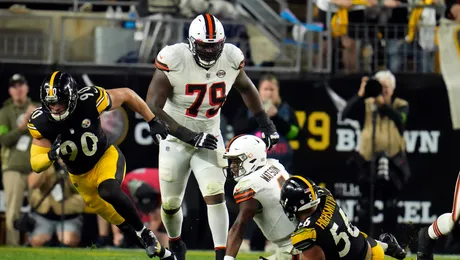 Steelers-Browns: Did Dawand Jones give T.J. Watt some bulletin-board  material?