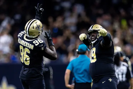 Chris Olave, Tony Jones, Carl Granderson come up big on national stage in New  Orleans Saints victory over Carolina