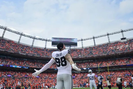 Las Vegas Raiders defensive end Malcolm Koonce (51) plays against the New  England Patriots during an NFL preseason football game, Friday, Aug. 26,  2022, in Las Vegas. (AP Photo/John Locher Stock Photo - Alamy