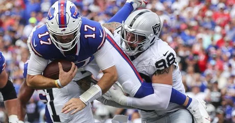 Las Vegas Raiders defensive end Malcolm Koonce (51) plays against the New  England Patriots during an NFL preseason football game, Friday, Aug. 26,  2022, in Las Vegas. (AP Photo/John Locher Stock Photo - Alamy