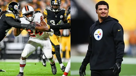 Steelers safety Minkah Fitzpatrick says the hit that injured Browns RB Nick  Chubb wasn't dirty – KGET 17