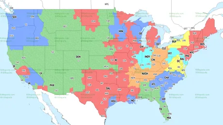 Buffalo Bills vs. Miami Dolphins broadcast map Week 2 - Buffalo Rumblings