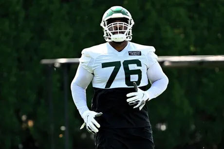 Mekhi Becton Claps Back at Rich Cimini After Jets Practice 