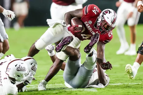 Dawn Staley dons Alshon Jeffery jersey as South Carolina retires No. 1