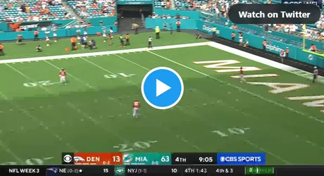 WR Marvin Mims Jr. breaks off 99-yard kickoff return touchdown