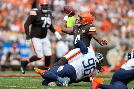 Myles Garrett, Cleveland's defense devour Titans