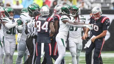 Sauce Gardner claims Mac Jones intentionally hit him 'in the private parts'  during Jets vs. Patriots scuffle