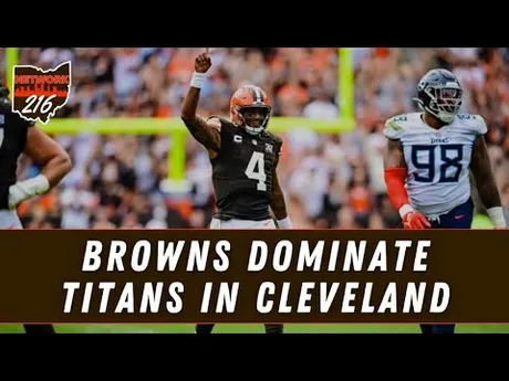 Myles Garrett, Cleveland's defense devour Titans, Deshaun Watson