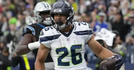 WATCH: Seahawks' Zach Charbonnet Delivers Viral 'Beast Mode' Hit Against  Carolina Panthers - Tracker - Sports Illustrated Seattle Seahawks News,  Analysis and More