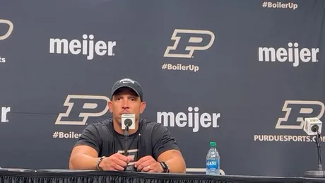 Purdue Football: Ryan Walters 9/25 Press Conference - Hammer and Rails