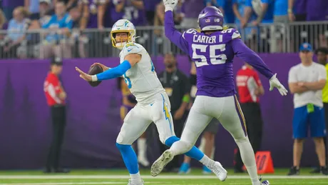 Chargers-Vikings Game Recap: Herbert, Allen cook up history in 28-24 win  over Vikings - Bolts From The Blue