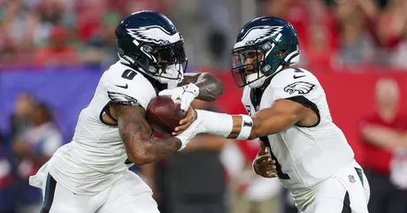 Philadelphia Eagles WATCH: Jalen Hurts Throws Rare 'Good' INT vs