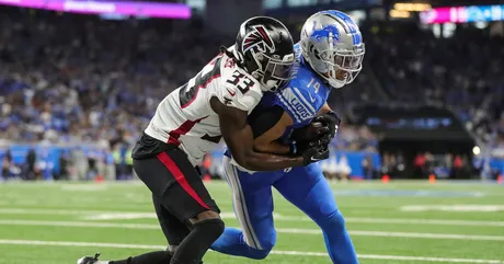 Former Detroit Lions CB Jeff Okudah solid in 1st Falcons start - Pride Of  Detroit