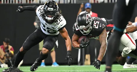 Former Detroit Lions CB Jeff Okudah solid in 1st Falcons start - Pride Of  Detroit