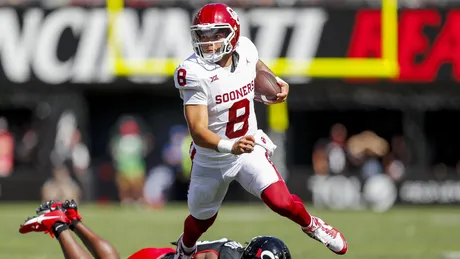 Iowa State's Eli Sanders DIVES into the end zone to grab a 34-20 lead over  Oklahoma State