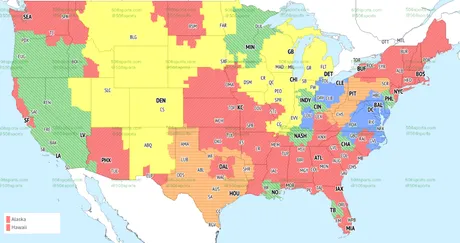 cbs nfl coverage map week 8