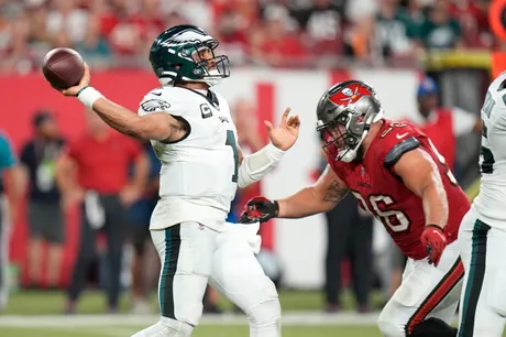 Dave Helman reacts to Jalen Hurts, Eagles' DOMINANT victory over Baker  Mayfield, Buccaneers, NFL on FOX Pod