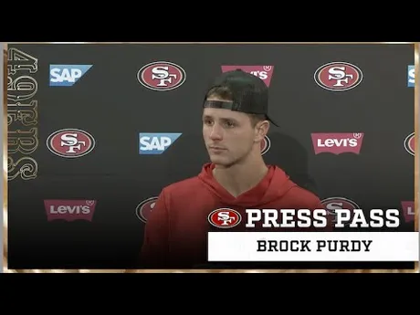 Why 49ers' Brock Purdy is unconcerned about potentially facing