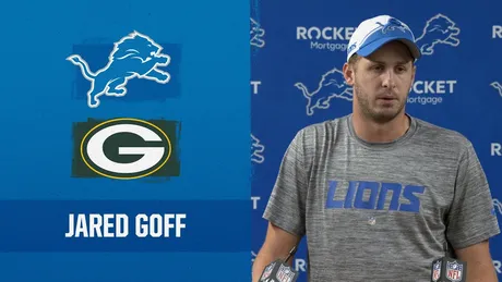 Lions quarterback Jared Goff praises fans for dominating Lambeau Field