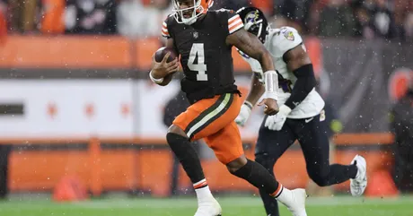 Browns QB Deshaun Watson is questionable to play against the Ravens amid  shoulder soreness