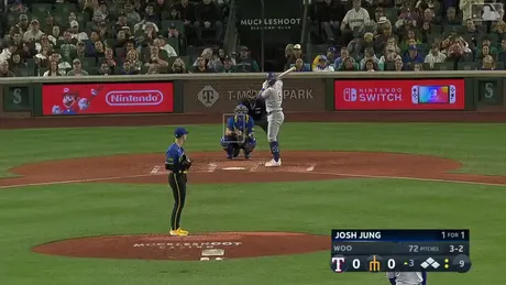 Mariners fan hits pitcher George Kirby with ball thrown from crowd