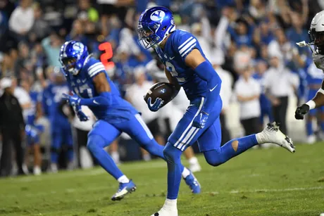 BYU football: BYU exposed in first Big 12 game as Kansas wins 38-27 -  Deseret News