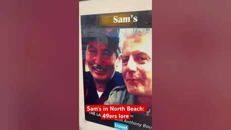 Sam's in North Beach: 49ers lore 