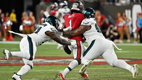 Eagles rookie report card from the Commanders game - Bleeding