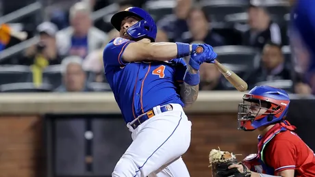 Álvarez has 6 RBIs and Megill unveils American Spork as Mets sweep Phillies  4-3 and 11-4 - The San Diego Union-Tribune