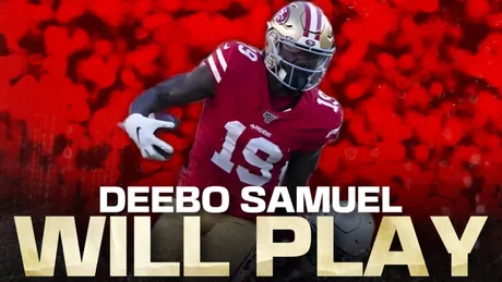 Deebo Samuel QUESTIONABLE for Week 4 vs. Cardinals - Sactown Sports